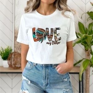 Love My Tribe Native American T Shirt